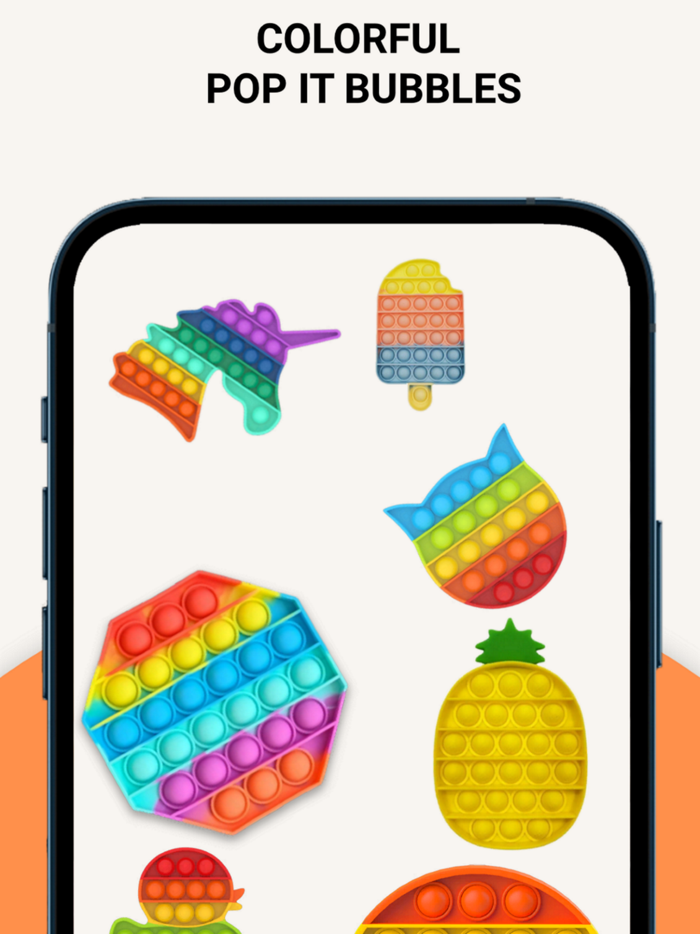 Pop It Bubble Hook Fidget Toys