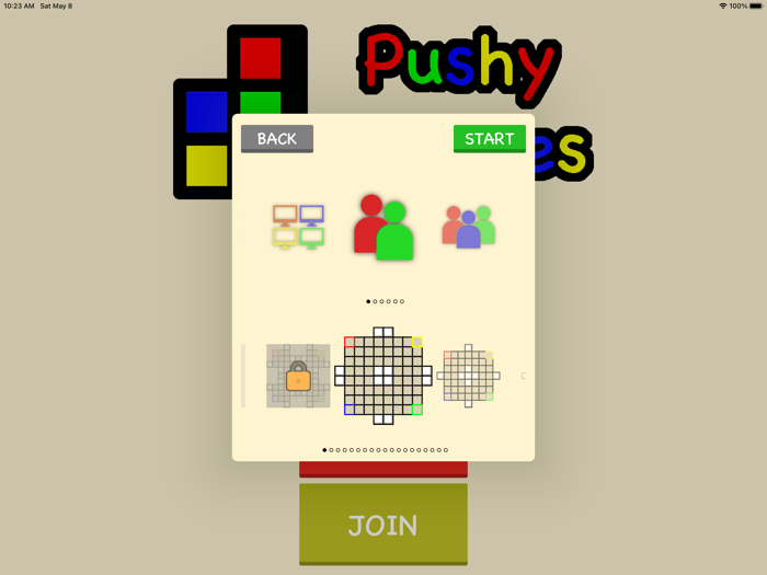 Pushy Squares