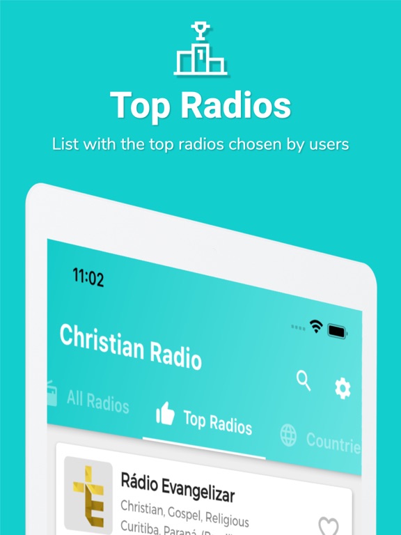 Christian Radio Music iPad screenshot 7 - Music app