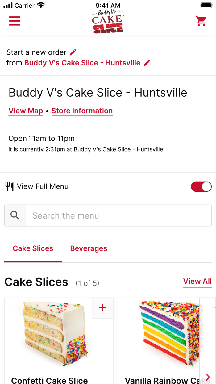 Buddy Vs Cake Slice Ordering