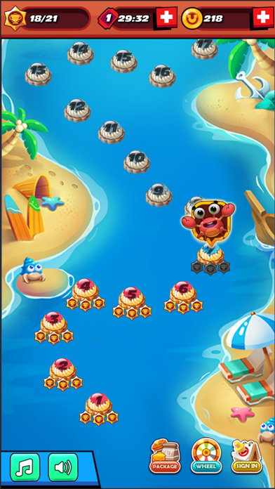Deep Sea Match 3 Game Screenshot