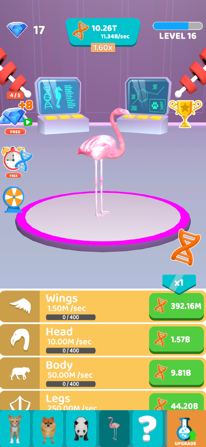 Idle Animal Evolution