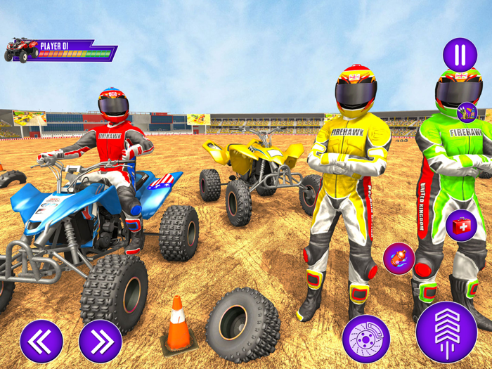 Quad Bike Derby Crash Driver