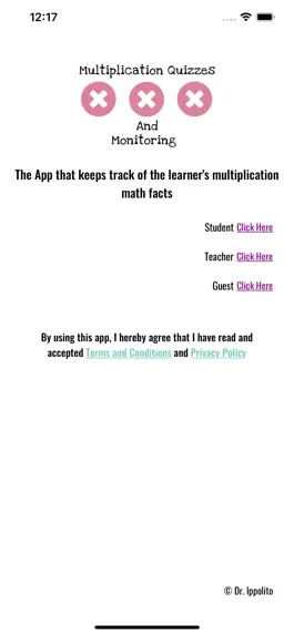 Game screenshot Multiplication Quiz Monitoring apk