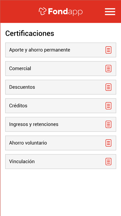 Fondapp Screenshot