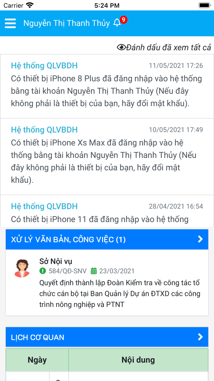QLVBĐH Bình Thuận