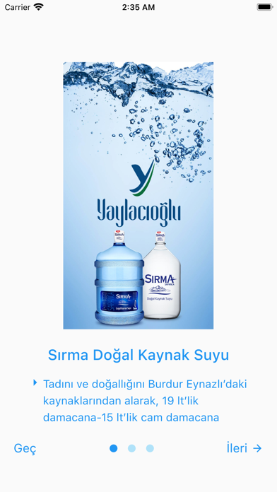 Yaylacıoğlu Su Screenshot