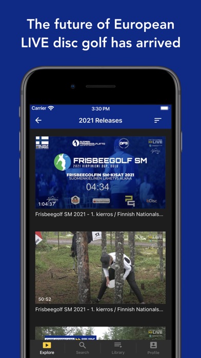 Disc Golf Stream Screenshot