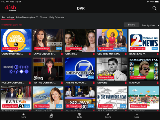DISH Anywhere iPad screenshot 4 - Entertainment app