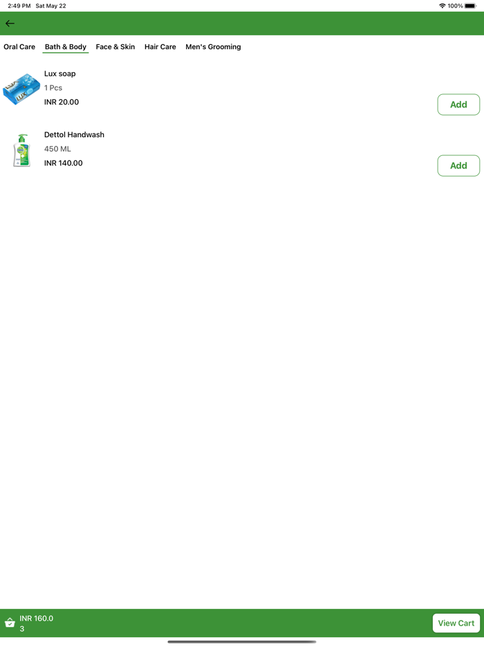 Apporio Grocery User