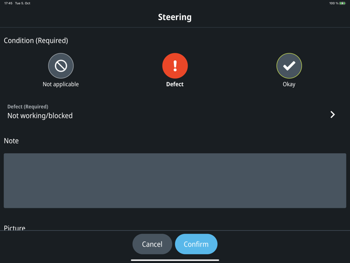 WEBFLEET Vehicle Check