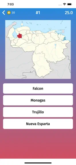 Game screenshot Venezuela: States Map Quiz hack
