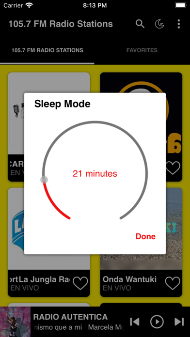 105.7 FM Radio stations Screenshot