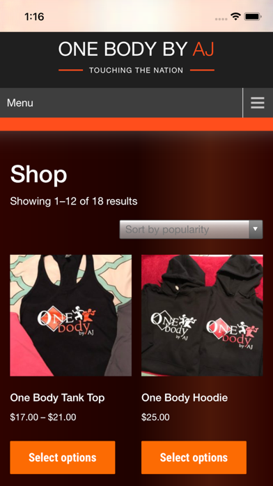 OneBodyApp Screenshot