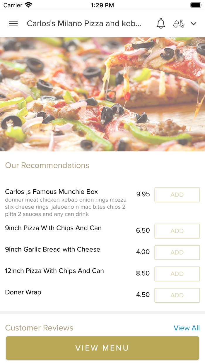 Milano Pizza Carlisle