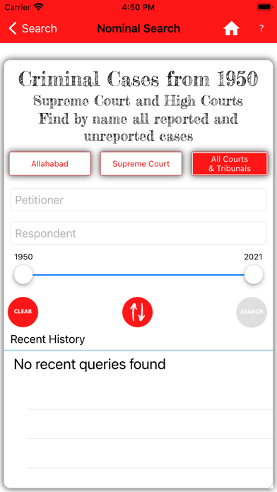 Indian Criminal Law Reporter Screenshot