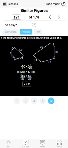 Game screenshot GACE Math Test Prep hack