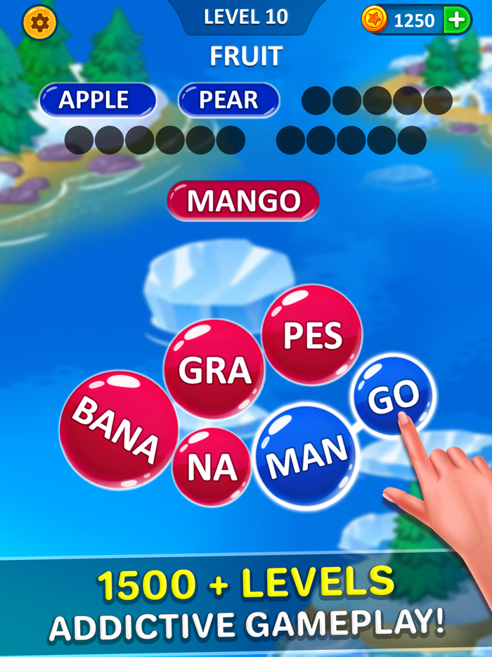 Word Pearls - Word Bubble Game