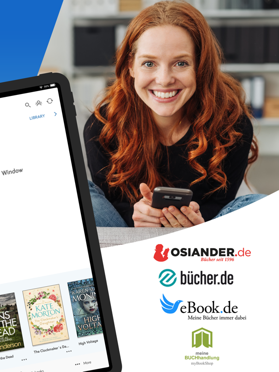 tolino eBooks & Audiobooks App voor iPhone, iPad en iPod touch