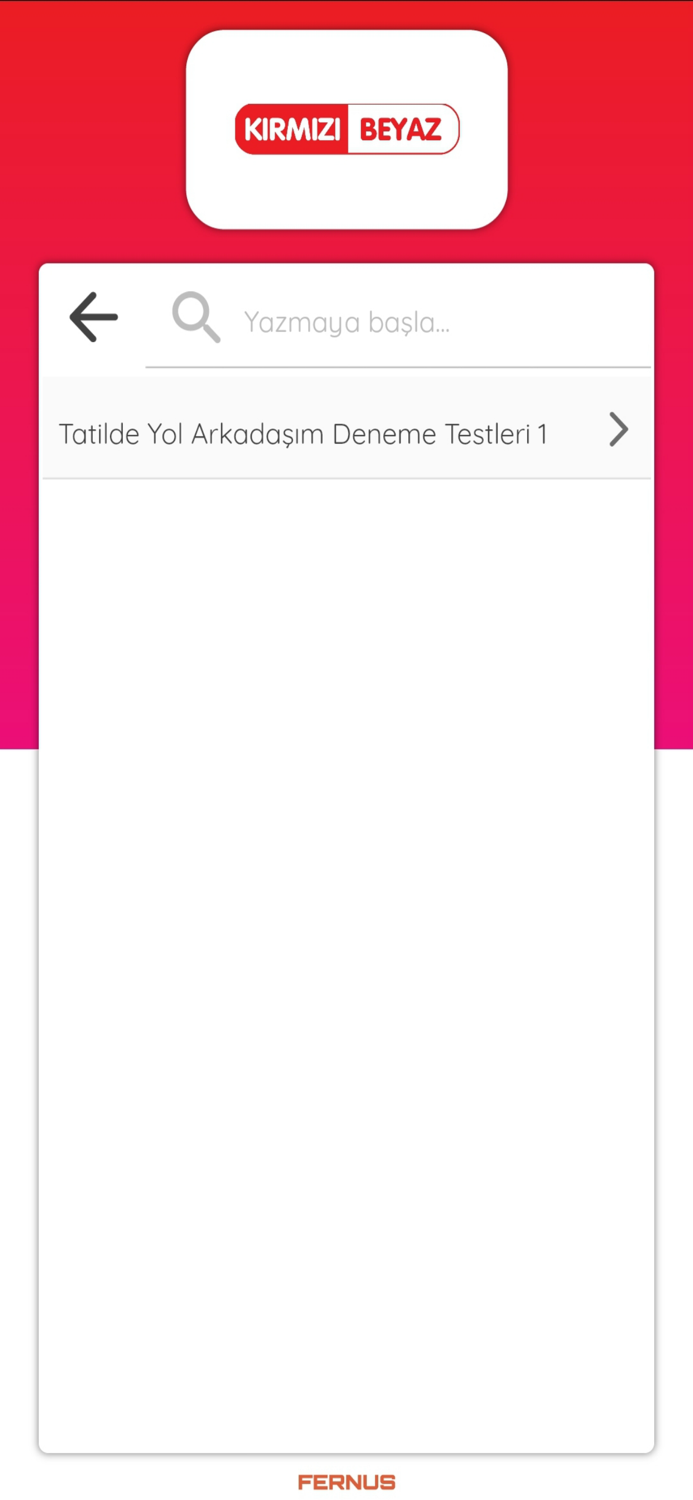 Kırmızı Beyaz Video Çözüm