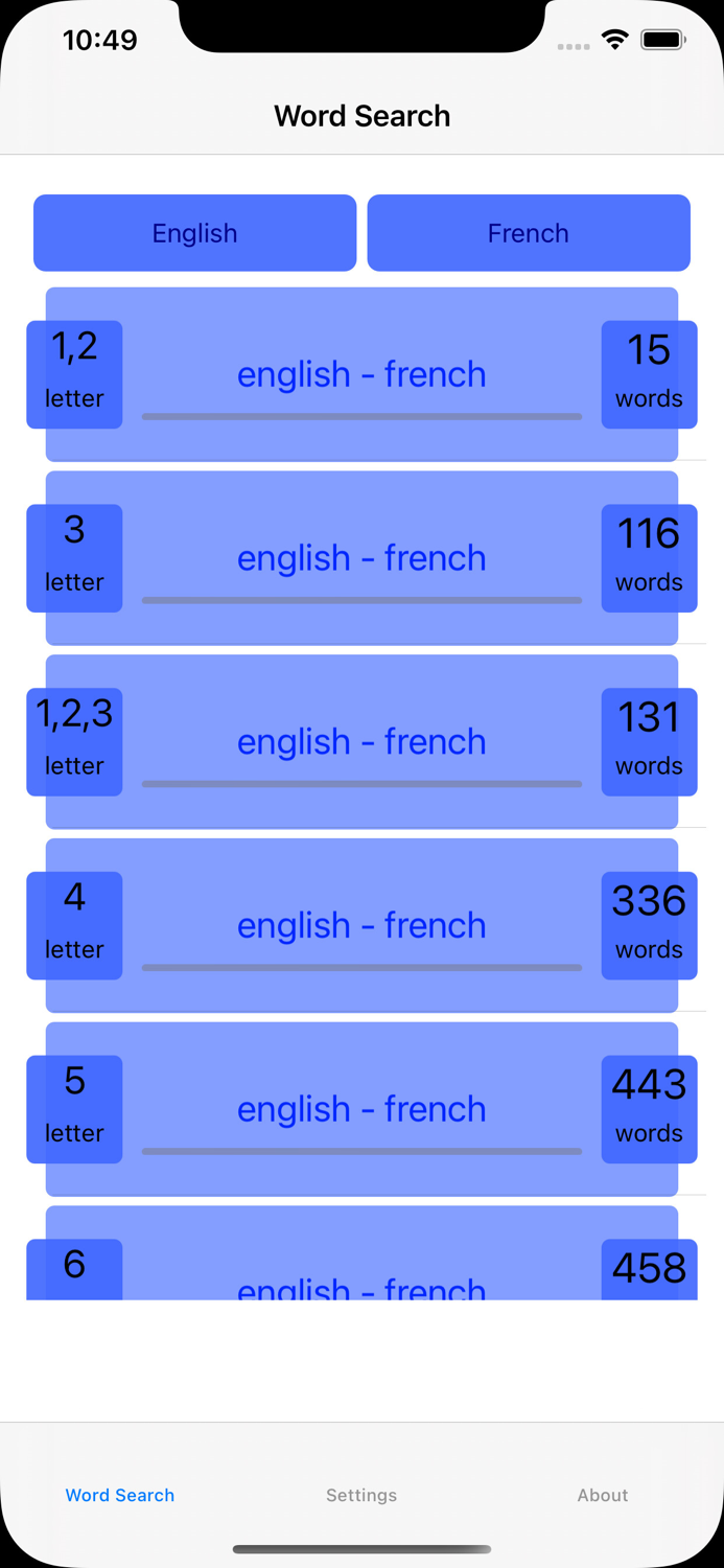 WordSearch Multi Language