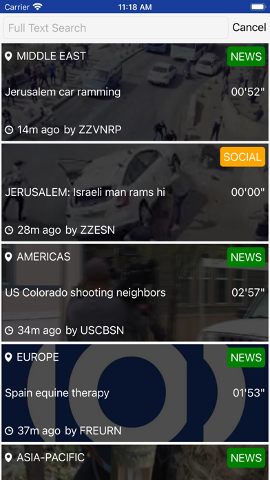 News Exchange Screenshot