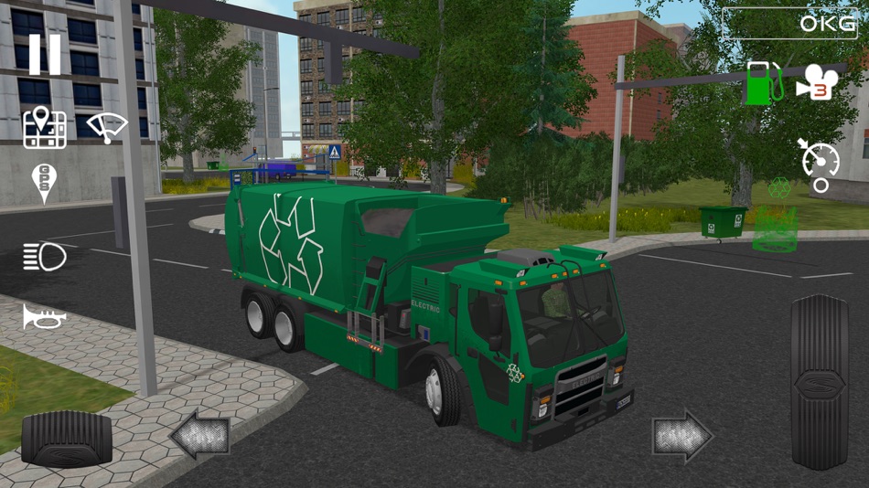 #3. Trash Truck Simulator (iOS) Podle: SkisoSoft