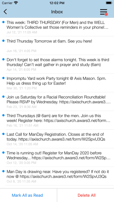 Axis Christian Church Screenshot