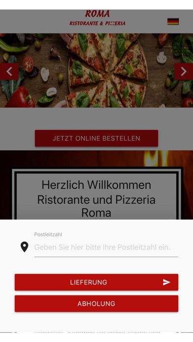 Ristorante und Pizzeria Roma Screenshot