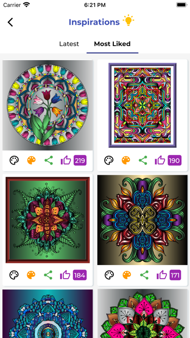 Mandalas Coloring Book Relax Screenshot