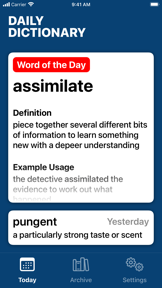 Daily Dictionary screenshot