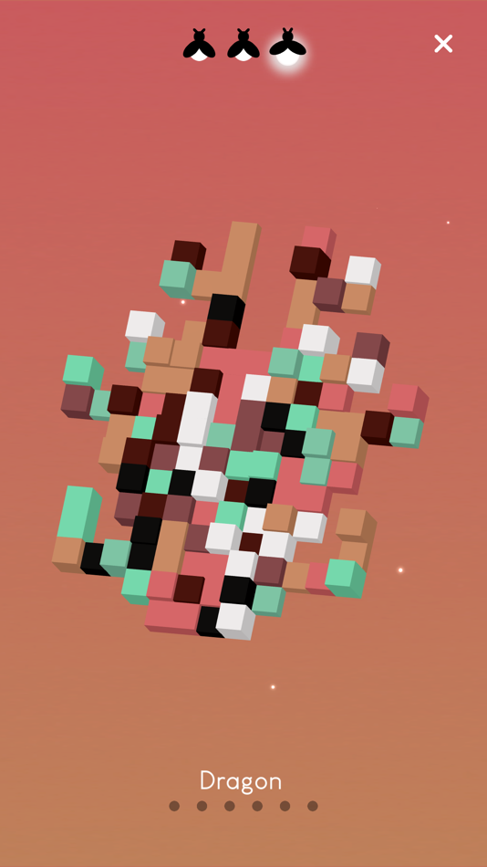 #3. Polycubes: Color Puzzle (iOS) Podle: Farida Yarullina