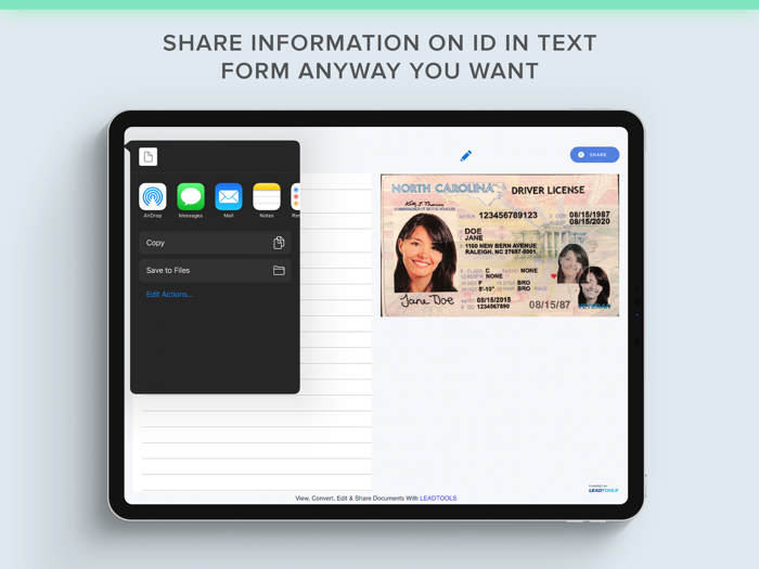 LEADTOOLS ID Reader and Scanner