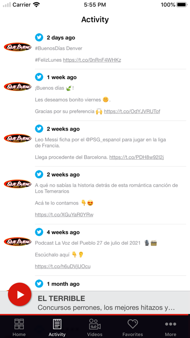 QueBueno 97.7 & 1280 Denver iPhone screenshot 2 - Music app