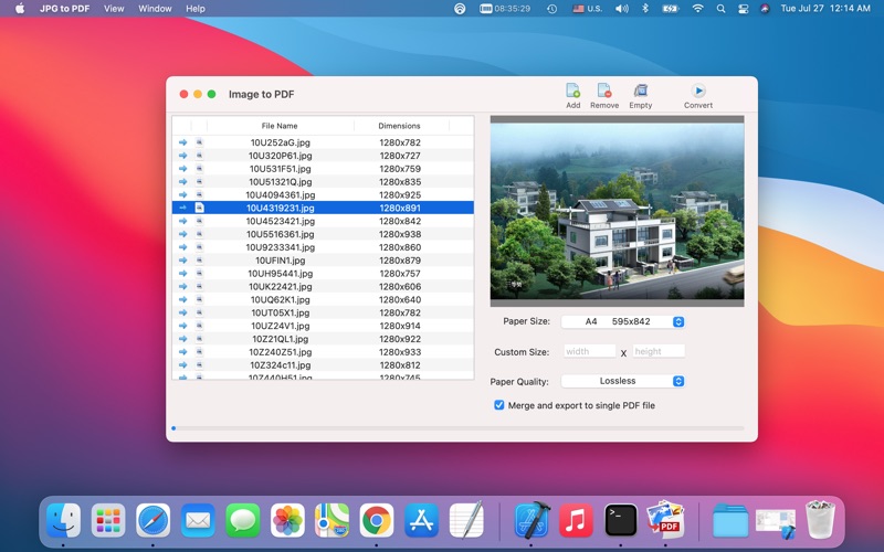 Screenshot #1 pour JPG to PDF - PDF Generator