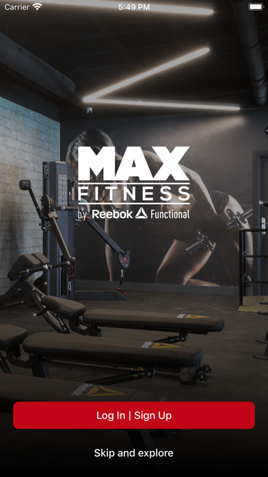 MAX FITNESS REEBOK Screenshot