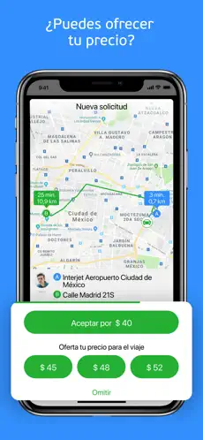 Screenshot 6 inDriver: Taxi alternativo iphone