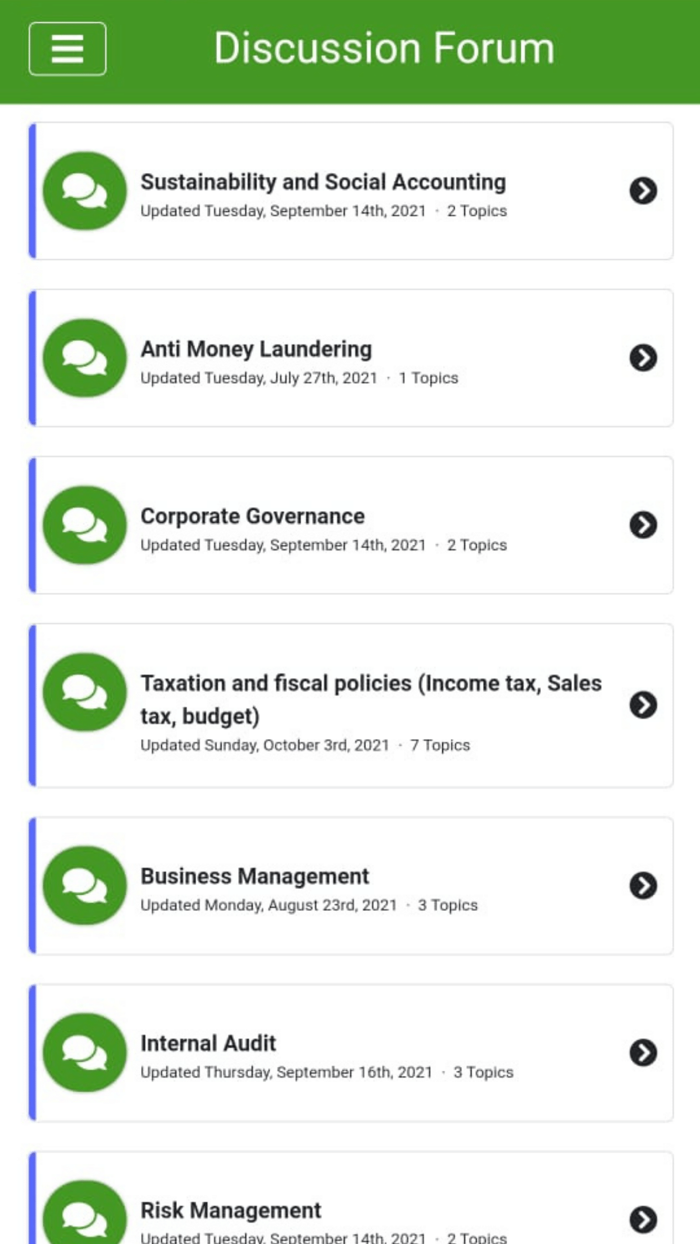 ICAP Discussion forums