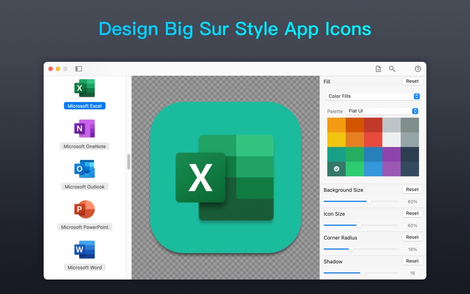 #1. Acon - Make Big Sur Style Icon (macOS) بواسطة: ShaoBing Fu