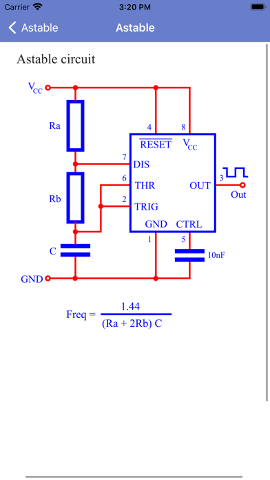 Timer 555 Calculator screenshot 4