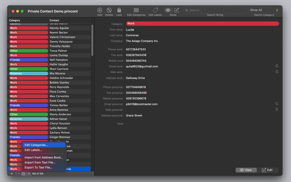 #2. Private Contact (macOS) 由: Roberto Panetta