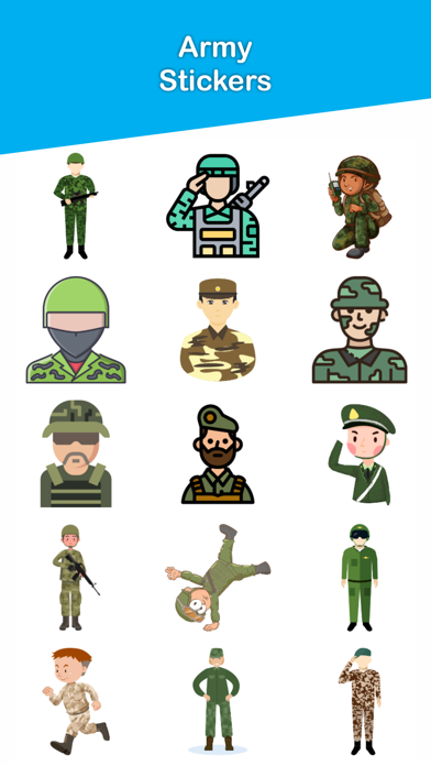 Army Soldiers Emojis Screenshot