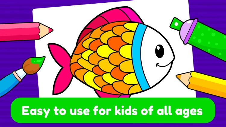 Preschool Kids Coloring Games screenshot-0
