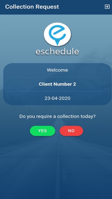 Eschedule Client App Screenshot