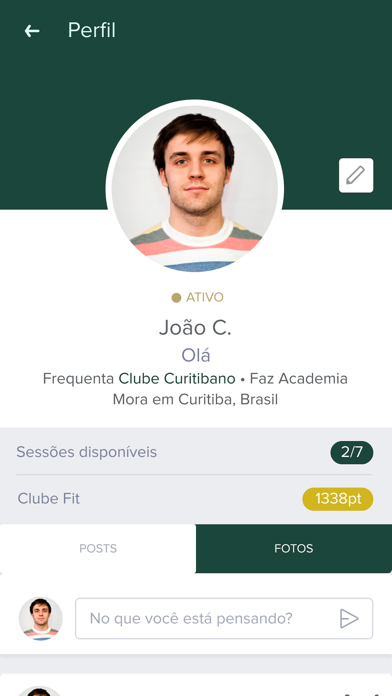 Curitibano Fitness Screenshot