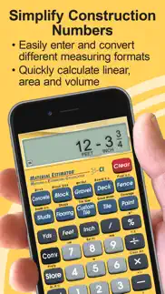 material estimator calculator iphone screenshot 3