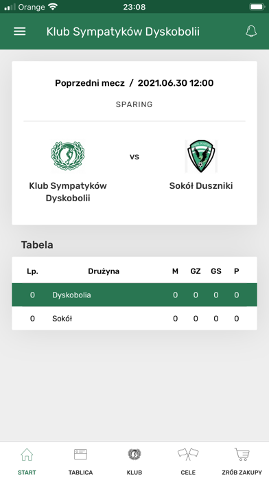 Klub Sympatyków Dyskobolii Screenshot