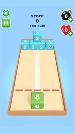 Game screenshot 2048 Throw cube - Merge Game apk