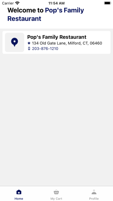 Pop's - Family Restaurant Screenshot