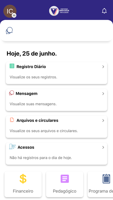 Colégio V. Santa Cecília Screenshot